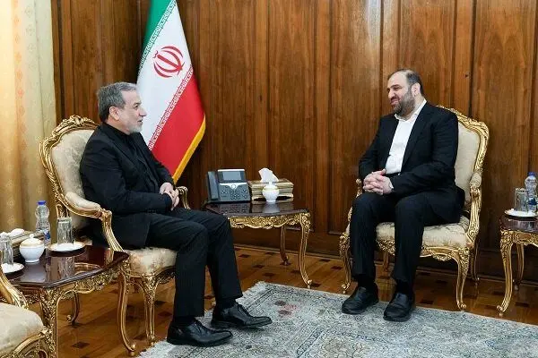 دیدار نائب‌رئیس جریان حکمت ملی عراق با وزیر امور خارجه