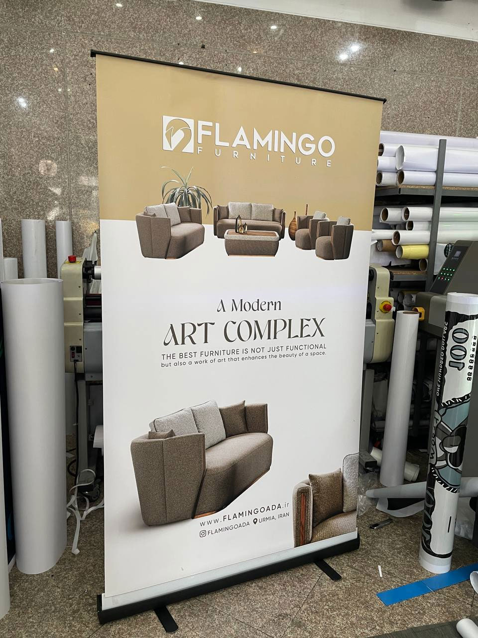 چاپ استند رول آپ