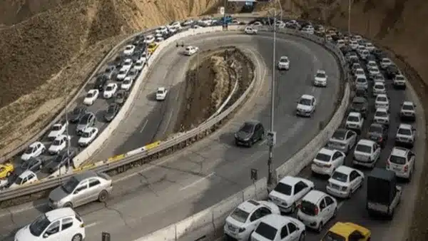 ترافیک در جاده چالوس