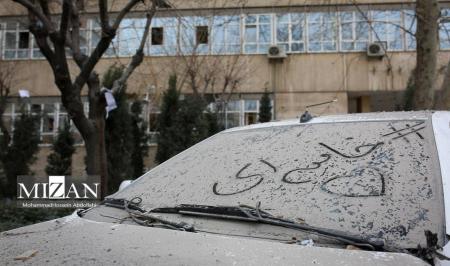 تصویر متفاوت  از حملات دیروز دشمن به تهران