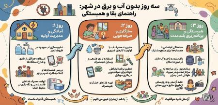 چگونه سه روز بدون آب و برق  سر کنیم ؟