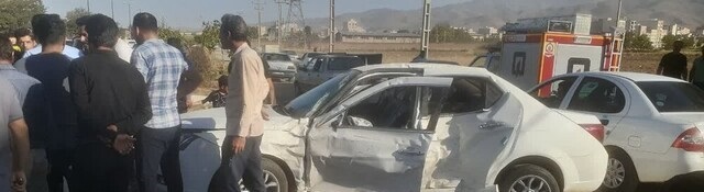 تصادف در محور الیگودرز به اصفهان با ۶ کشته و مصدوم