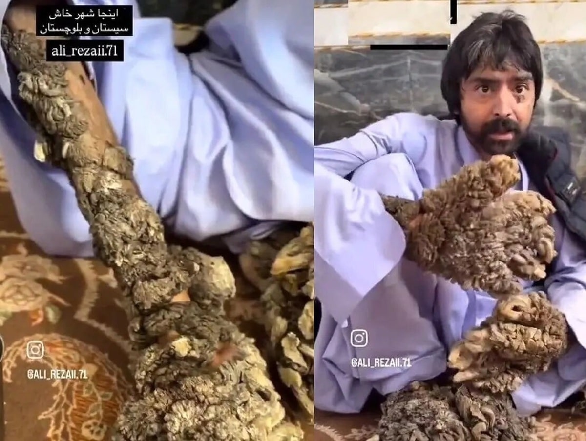 تصویر دلخراش از زندگی مرد ایرانی که وایرال شد
