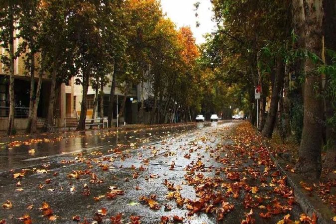 جلوه زیبای پاییز در بزرگراه مدرس تهران+ عکس