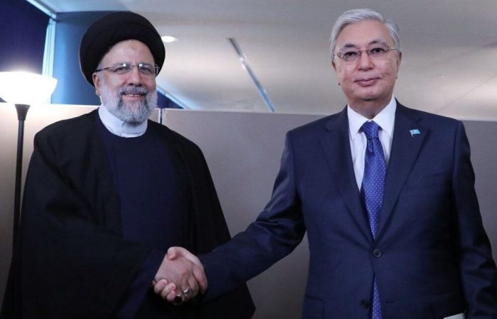 دیدار رؤسای جمهوری ایران و قزاقستان