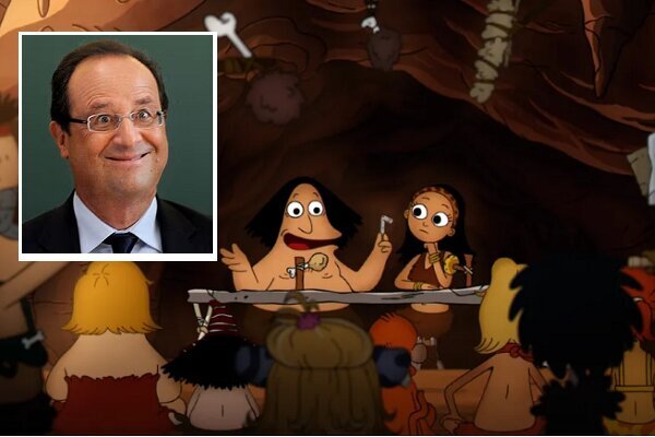 رییس جمهور سابق فرانسه به «عصر حجر» رفت/ صداپیشگی در انیمیشن