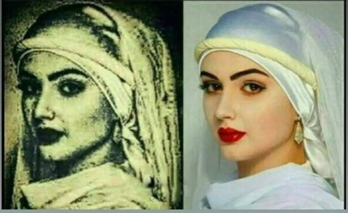 عکس| بازسازی چهره شگفت انگیز زلیخا در موزه مصر توسط هوش مصنوعی!