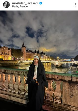 عکس| مژده لواسانی، مجری تلویزیون ایران در پاریس!