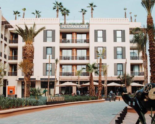 عکس| هتل رونالدو در مراکش در اختیار زلزله‌زدگان مراکشی
