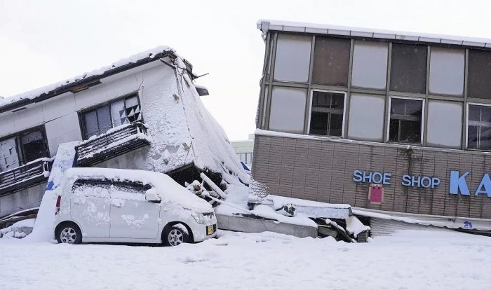 فیلم| بارش سنگین برف در ژاپن