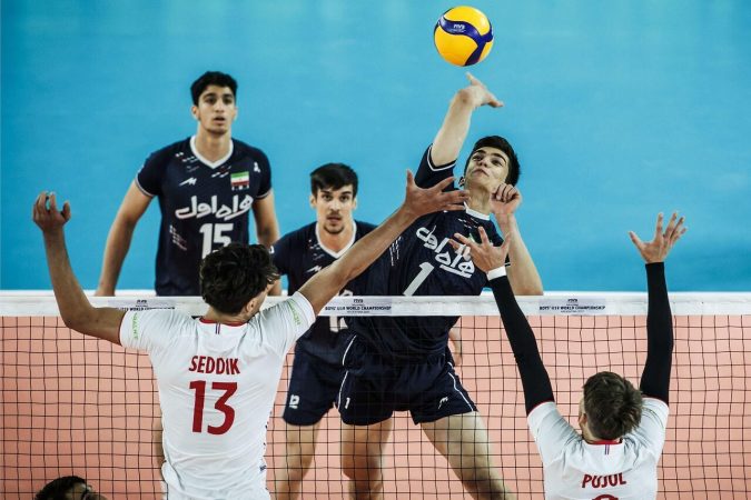 والیبال نوجوانان ایران با قبول شکست مقابل فرانسه، نایب‌قهرمان شد